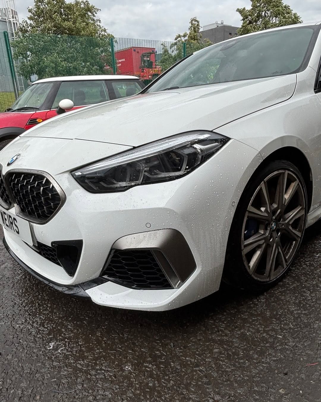White BMW at Weir Expert Repairs