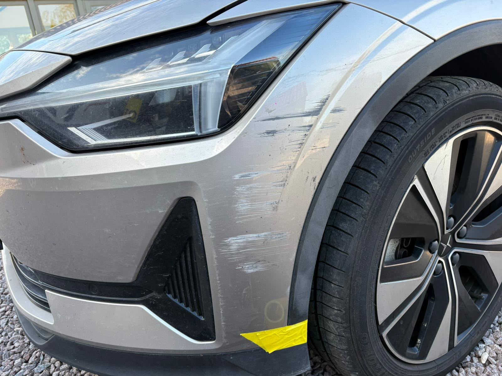 Scratch / Paintwork Repair before repair